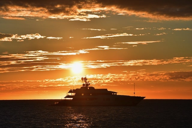 Sunrise near Cannes, France